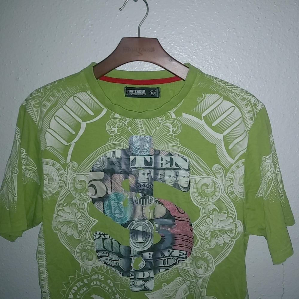 Contender M Mens Money Graphic T-Shirt - Picture 4 of 6